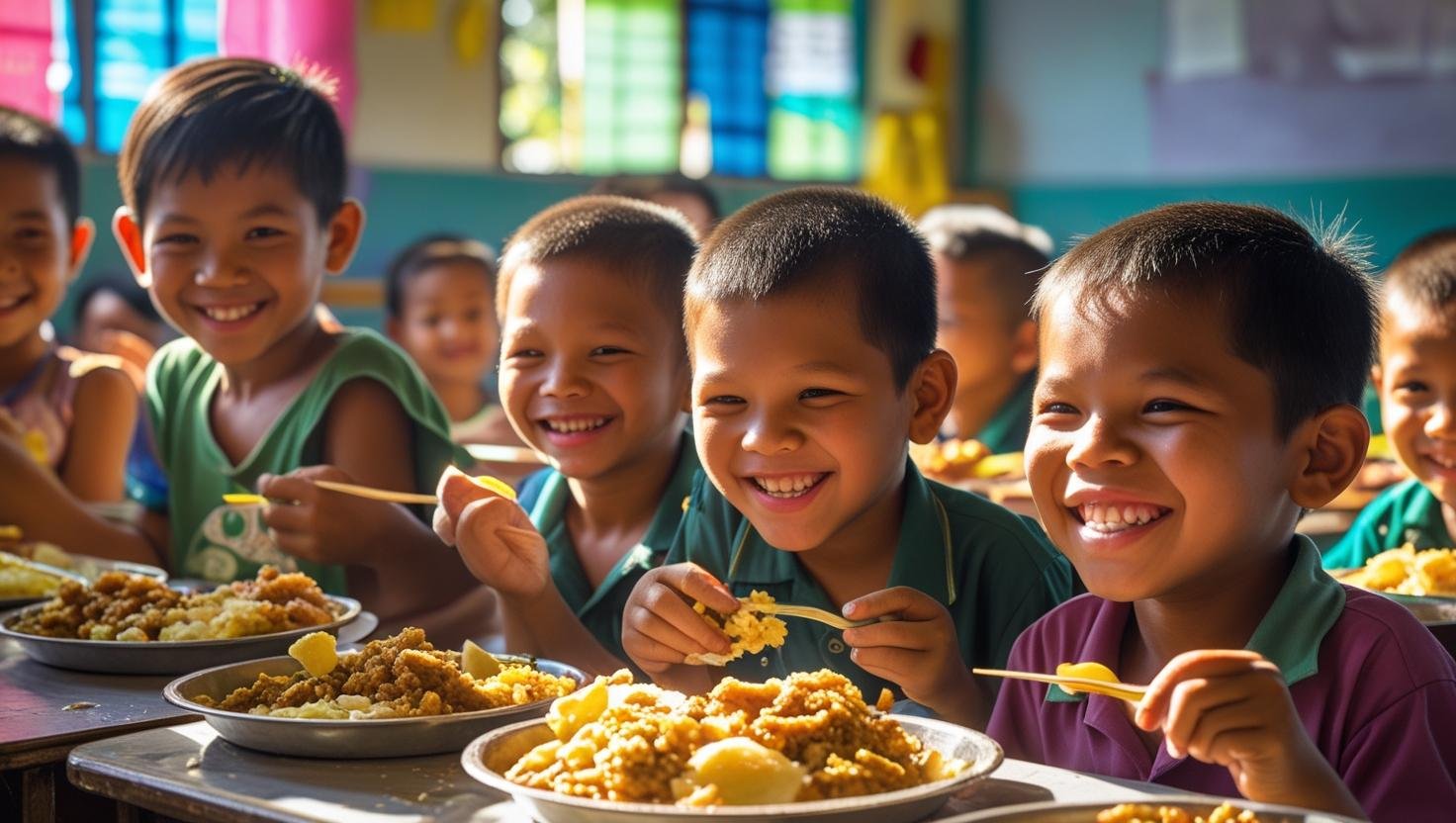 EDV Community Group Launches Weekly Feeding Program at Mikesell Annex Moonwalk Elementary School